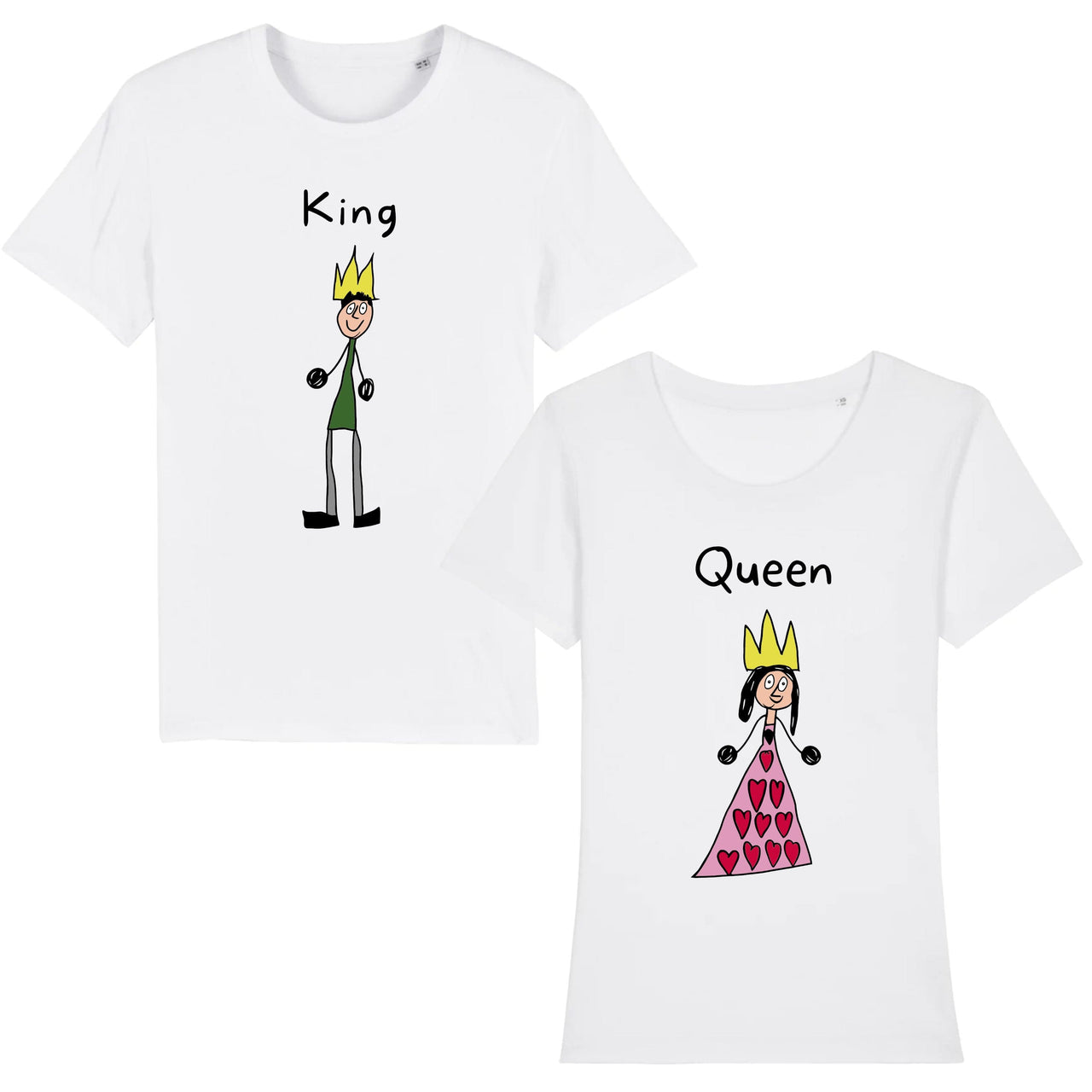 Tee-Shirt Couple <br>King & Queen