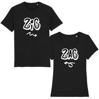 Thumbnail for Tee-Shirt Couple <br>Zig | Zag