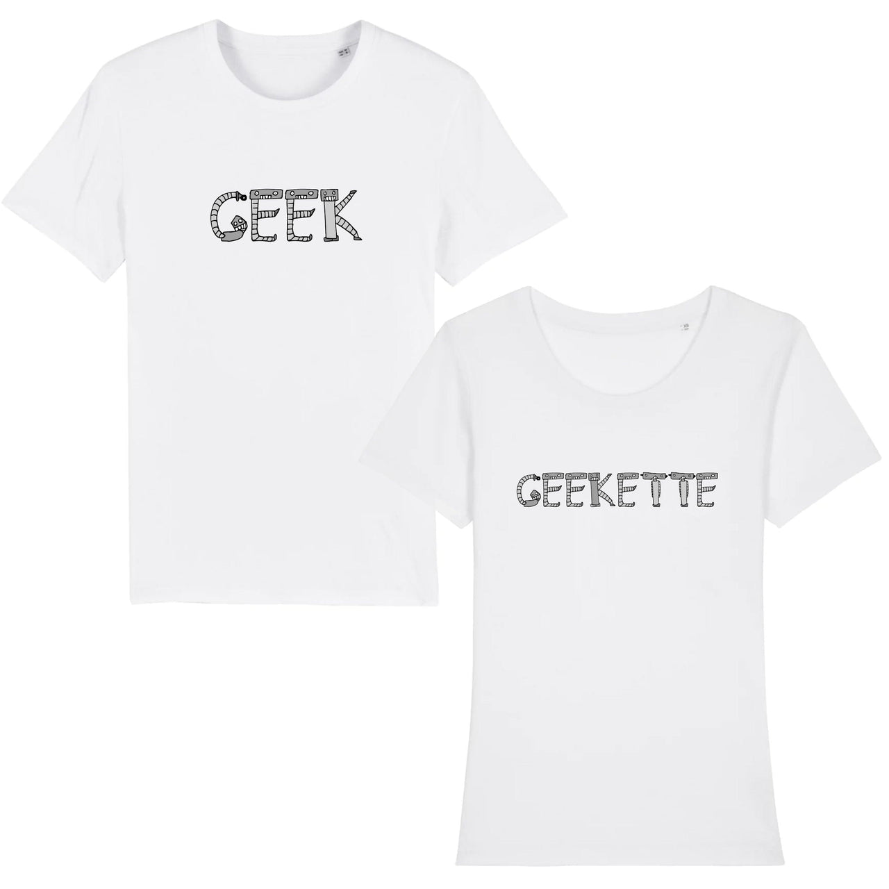 Tee-Shirt Couple <br>Geek | Geekette