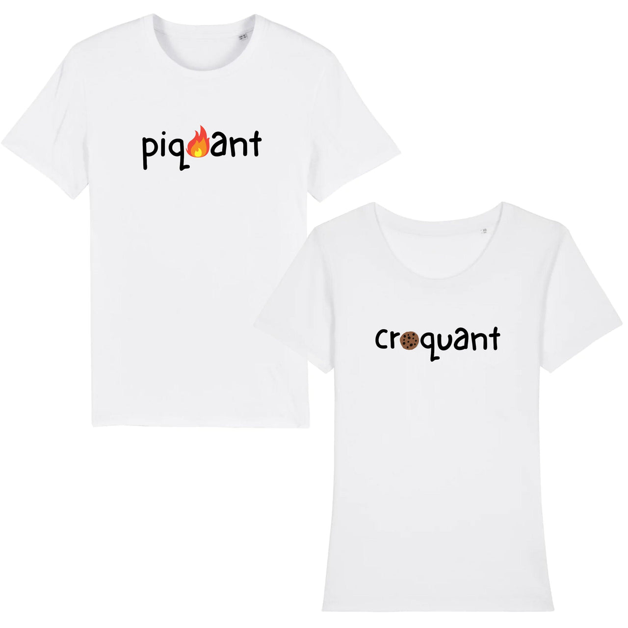 Tee-Shirt Couple <br>Piquant | Croquant