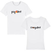 Thumbnail for Tee-Shirt Couple <br>Piquant | Croquant