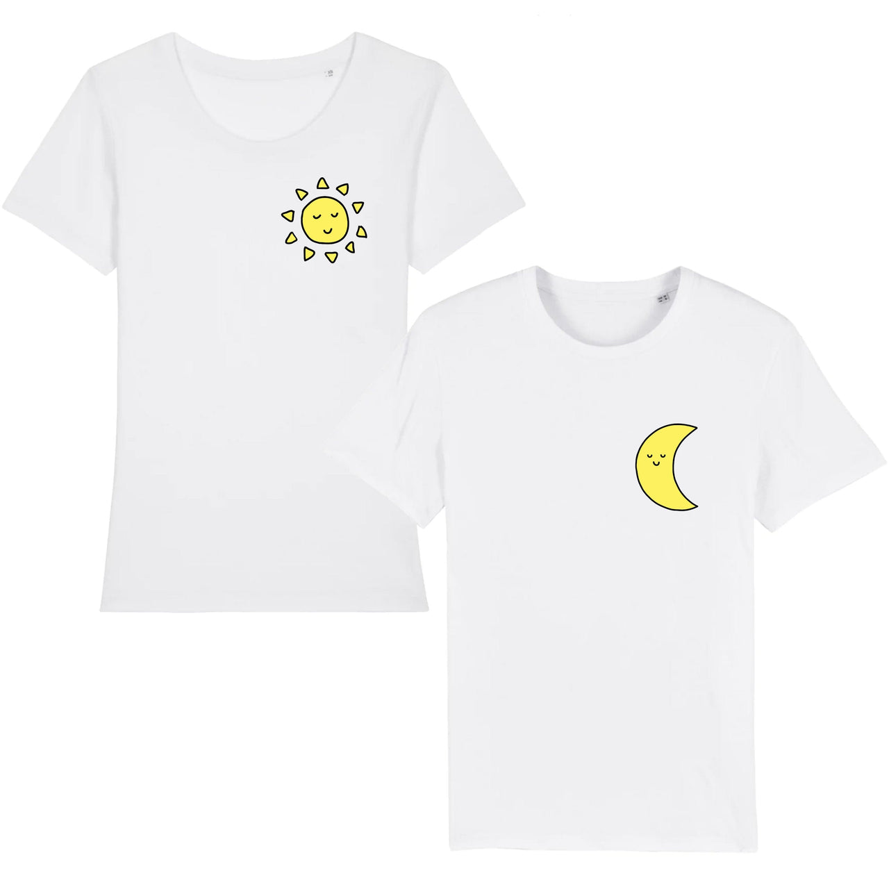 Tee-Shirt Couple <br>Soleil | Lune